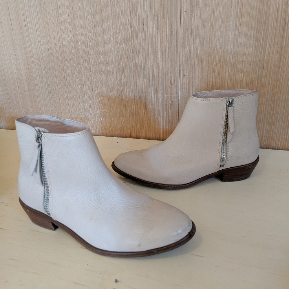 JCrew leather ankle boots size 9.5
